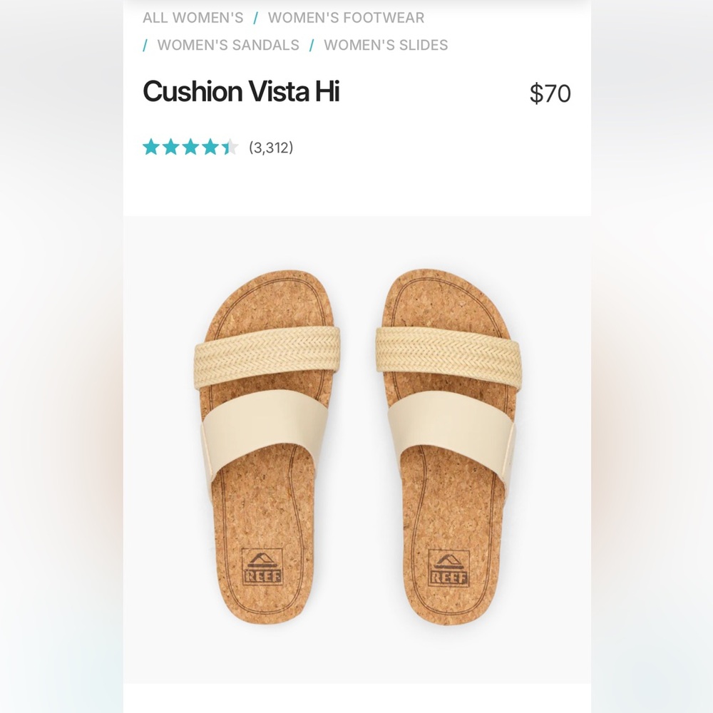 Reef Slide Sandals SZ 10
